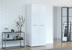 Szafa FRANCO 80 cm biały połysk