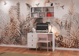 Regał wiszący FIGO 110 cm biały