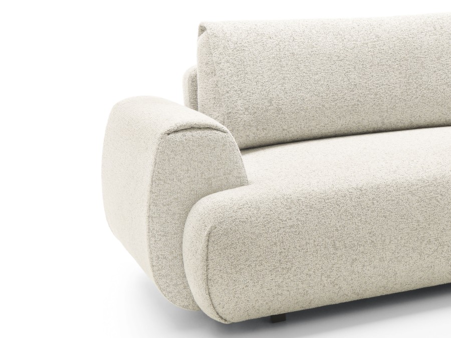 Narożnik tapicerowany POCKET M z funkcją spania z pojemnikiem nowoczesny modern organic minimalistyczny