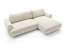 Narożnik tapicerowany POCKET M z funkcją spania z pojemnikiem nowoczesny modern organic minimalistyczny
