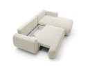 Narożnik tapicerowany POCKET M z funkcją spania z pojemnikiem nowoczesny modern organic minimalistyczny