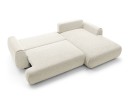 Narożnik tapicerowany POCKET M z funkcją spania z pojemnikiem nowoczesny modern organic minimalistyczny