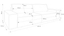 Kanapa z funkcją spania FIORD rozkładana minimalistyczna japandi modern organic
