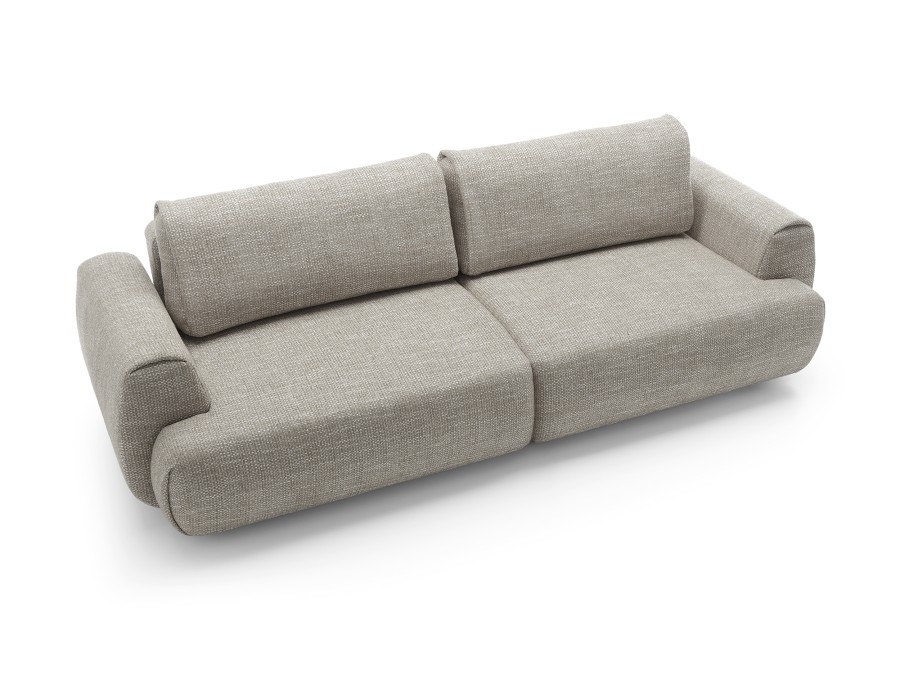 Kanapa z funkcją spania POCKET rozkładana nowoczesna japandi minimalistyczna soft modern