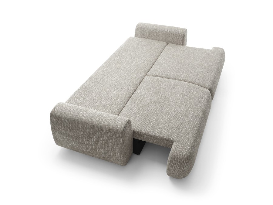 Kanapa z funkcją spania POCKET rozkładana nowoczesna japandi minimalistyczna soft modern
