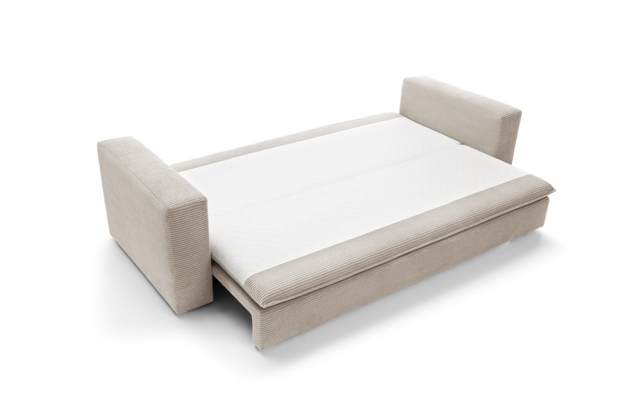 Kanapa z funkcją spania TILIA rozkładana minimalistyczna japandi modern organic