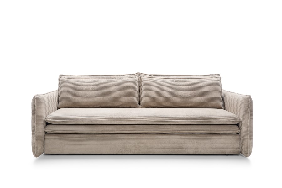Kanapa z funkcją spania TILIA SLIM rozkładana minimalistyczna japandi modern organic