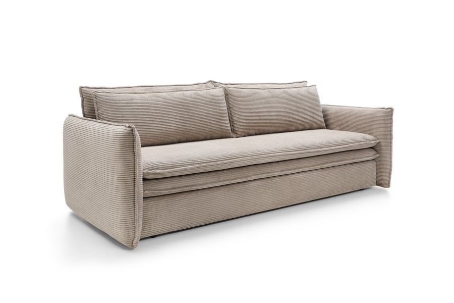 Kanapa z funkcją spania TILIA SLIM rozkładana minimalistyczna japandi modern organic