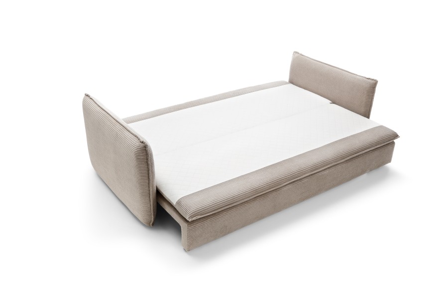 Kanapa z funkcją spania TILIA SLIM rozkładana minimalistyczna japandi modern organic