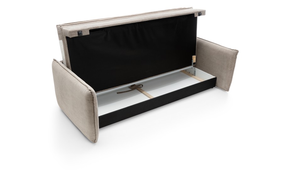 Kanapa z funkcją spania TILIA SLIM rozkładana minimalistyczna japandi modern organic
