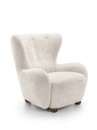 Fotel tapicerowany CIRO nowoczesny modern classic organic modern mid-century modern