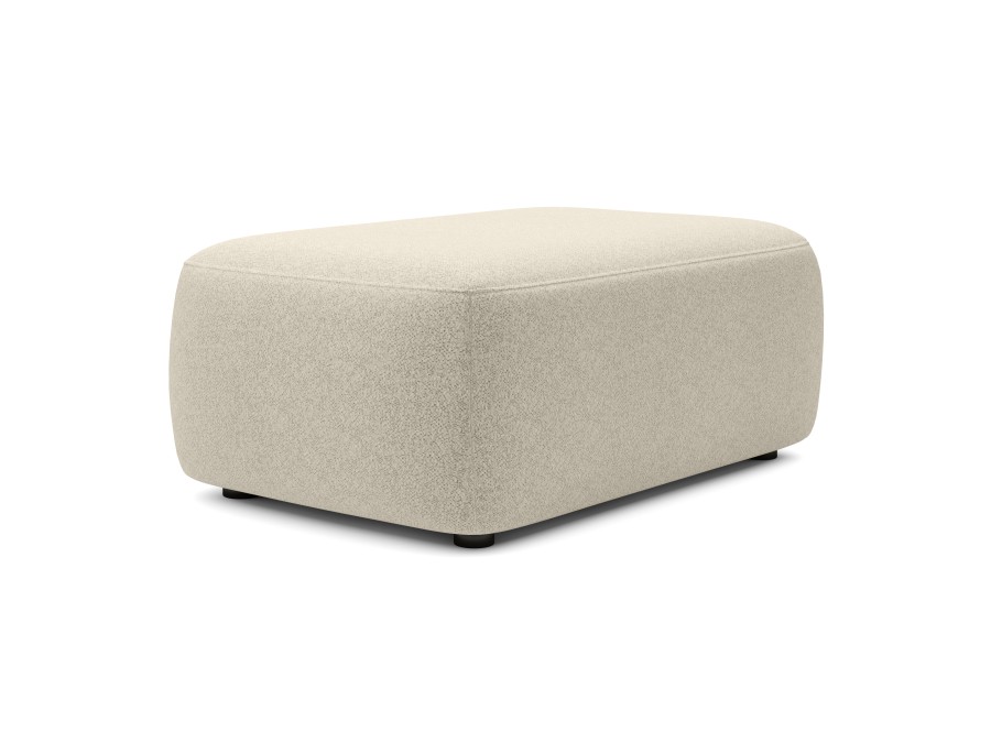 Pufa tapicerowana BOULI nowoczesna organic modern minimalistyczna japandi