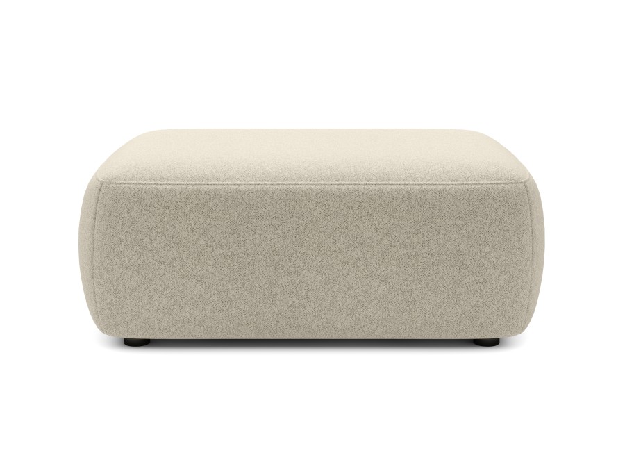 Pufa tapicerowana BOULI nowoczesna organic modern minimalistyczna japandi