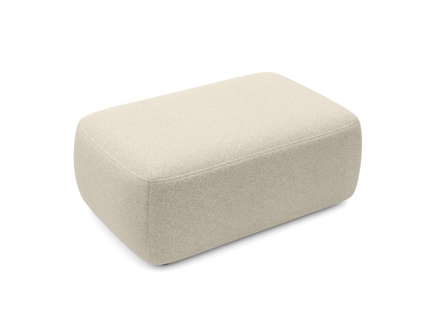 Pufa tapicerowana BOULI nowoczesna organic modern minimalistyczna japandi