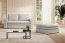 Pufa tapicerowana TILIA soft modern contemporary nowoczesna