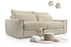 Sofa tapicerowana SANTO nowoczesna minimalistyczna skandynawska