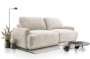Sofa tapicerowana CARINO nowoczesna minimalistyczna soft modern z funkcją spania z pojemnikiem