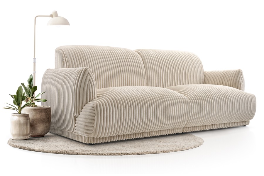 Sofa tapicerowana RICO nowoczesna minimalistyczna soft modern