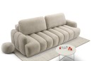 Sofa tapicerowana ALTEA nowoczesna minimalistyczna soft modern z funkcją spania z pojemnikiem