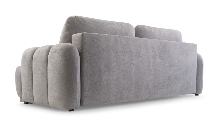 Sofa tapicerowana ALTEA nowoczesna minimalistyczna soft modern z funkcją spania z pojemnikiem