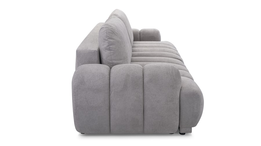 Sofa tapicerowana ALTEA nowoczesna minimalistyczna soft modern z funkcją spania z pojemnikiem
