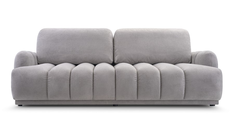 Sofa tapicerowana ALTEA nowoczesna minimalistyczna soft modern z funkcją spania z pojemnikiem