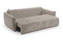 Sofa tapicerowana ALLORA nowoczesna minimalistyczna skandynawska z funkcją spania z pojemnikiem