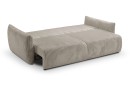 Sofa tapicerowana ALLORA nowoczesna minimalistyczna skandynawska z funkcją spania z pojemnikiem