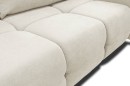 Sofa tapicerowana BASE nowoczesna contemporary skandynawska z funkcją spania z pojemnikiem