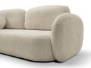 Sofa tapicerowana OLIO nowoczesna minimalistyczna organiczna japandi z funkcją spania z pojemnikiem