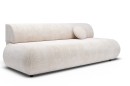 Sofa tapicerowana PUENTE nowoczesna minimalistyczna organiczna japandi z funkcją spania z pojemnikiem