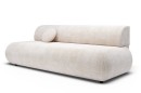 Sofa tapicerowana PUENTE nowoczesna minimalistyczna organiczna japandi z funkcją spania z pojemnikiem