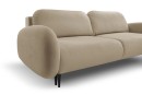 Sofa tapicerowana SOFT nowoczesna minimalistyczna skandynawska z funkcją spania z pojemnikiem
