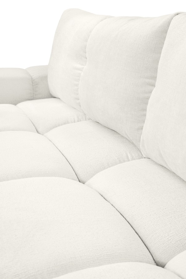 Sofa tapicerowana SOHO nowoczesna minimalistyczna skandynawska z funkcją spania z pojemnikiem