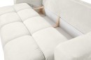 Sofa tapicerowana SOHO nowoczesna minimalistyczna skandynawska z funkcją spania z pojemnikiem
