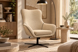 Fotel tapicerowany ELIS nowoczesny modern classic soft modern