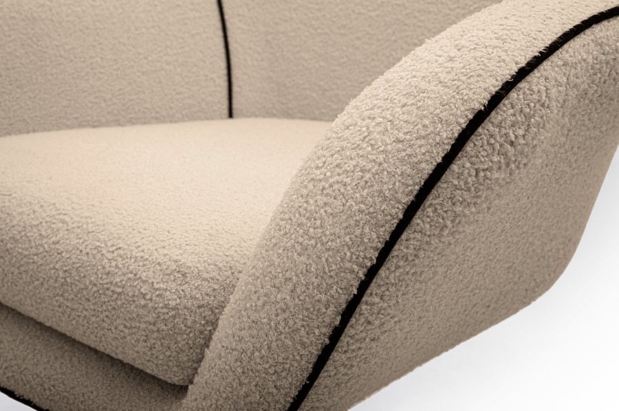 Fotel tapicerowany ELIS nowoczesny modern classic soft modern