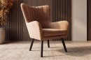 Fotel tapicerowany TED nowoczesny glamour soft modern