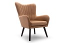 Fotel tapicerowany TED nowoczesny glamour soft modern