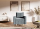 Fotel tapicerowany COMFORT nowoczesny minimalistyczny skandynawski