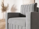 Fotel tapicerowany COMFORT nowoczesny minimalistyczny skandynawski